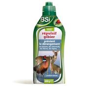 BSI - Répulsif Gibier - Granulés pour Épandre - Produit Naturel - Base Végétale - Prévient la Gêne des Faisans - Chevreuils - Lièvres - Lapins - Prêt A l'Emploi - 600 g