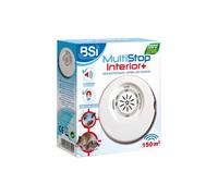 BSI - Répulsif Ultrasons et Electromagnétique Contre Insectes et Rongeurs - Couvre Une Surface Intérieure de 150m2 - Efficace sur Les Moustiques Tigres, Blanc