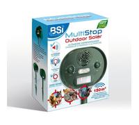 BSI - Répulsif Ultrasons Et Flash - Jusqu'à 150m2 - Efficace Contre Chiens Chats Gibier Et Volatiles - Energie Solaire