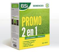 BSI - Semences De Gazon - Aménagement Ou Réparation Rapide - Avec Enrobage Protecteur - Grande Surface - 150m² - 3Kg
