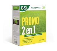 BSI - Semences De Gazon - Aménagement Ou Réparation Rapide - Avec Enrobage Protecteur - Haute Qualité - Grande Surface - Jusqu'à 150m² - 3Kg