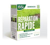 BSI - Semences De Gazon - Réparation Rapide - Avec Enrobage Protecteur - Haute qualité - Jusqu'à 125m² - 2,5Kg