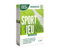 BSI - Semences De Gazon - Sport Ou Jeu - Avec Enrobage Protecteur - Très Haute qualité - Jusqu'à 25 m² - 500g