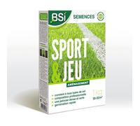 BSI - Semences de Gazon - Sport & Jeu - Avec Enrobage Protecteur - Haute qualité - jusqu'à 50 m² - 1Kg, Beige