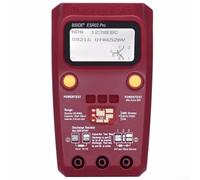 BSIDE ESR02 Testeur de transistor numérique professionnel pour composants SMD avec détection automatique de plusieurs types de semi-conducteurs (ESR02PRO-Rouge)