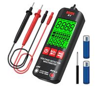 BSIDE Multimètre numérique intelligent 3 résultats Plage automatique Détecteur de tension sans contact Testeur de continuité Ohm Volt Livewire avec étui Lampe de poche