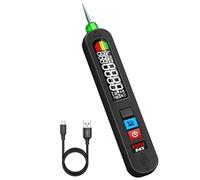 BSIDE S4X Testeur de Tension AC Rechargeable Stylo Détecteur de Tension Sans Contact avec Grand Écran Couleur Testeur de Fuite Électrique 12V-300V Détecteur de Fil Sous Tension avec Lampe de Poche