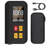 BSIDE T2X Jauge d'Épaisseur Numérique Rechargeable Appareil de Mesure de Peinture LCD Couleur 3 Résultats 0-1500µm Fe/NFe Multipoint Mini Testeur d'Épaisseur Automatique pour Voiture Bateau Métal