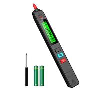 BSIDE Z2 Stylo Détecteur de tension Sans Contact Testeur de Tension AC, Testeur de Fuite Électrique Sans Fil, Testeur Électricien pour Câble Sous Tension avec Bip LCD Rétroéclairage et Lampe de Poche