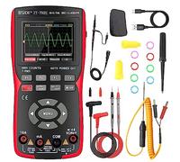 BSIDE ZT-702S Mini Oscilloscope Numérique 3 en 1 Multimètre TRMS à Oscilloscope Portable Écran Couleur Bande Passante 10Mhz 9999 comptes Kit de Testeur Oscilloscope avec Batterie Rechargeable