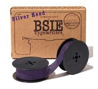 BSIE Typewriters Ruban Machine à Écrire pour Silver Reed, Violet, 10 mètres, 12,7 mm