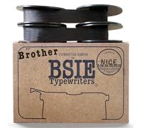 BSIE Typewriters - Ruban pour machine à écrire Brother Noir - Pack Double - Compatible avec Deluxe 750, Deluxe 1350, Charger 11, Activator 845, Echelon - GR9 - Testé à Nice, France