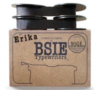 BSIE Typewriters - Ruban pour machine à écrire Erika Noir - Pack Double - Compatible avec Erika 5, Erika 9, Erika 10, Erika 30, Erika 42, Naumann - GR1 / DIN 2103 / DIN 32755 - Testé à Nice, France