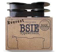 BSIE Typewriters - Ruban pour machine à écrire Everest Noir - Pack Double - Compatible avec Everest K2, Everest 90, Studio, Mod. 96 - GR1 / DIN 2103 / DIN 32755 - Testé à Nice, France