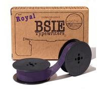 BSIE Typewriters Ruban pour Machine à Écrire Royal, Violet, 10 Mètres, 12,7 mm de Largeur, Compatible avec Royal 200, 440, 470, 550, 560, Quiet De Luxe