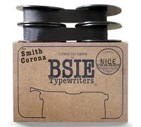 BSIE Typewriters - Ruban pour machine à écrire Smith Corona Noir - Pack Double - Compatible avec Silent Super, Sterling, Galaxie, Skyriter, Classic 12 - GR9 - Testé à Nice, France