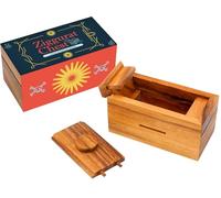 BSIRI Ziggurat Coffre-boîte secrète casse-tête en bois avec compartiments cachés Boîte à mystère idéale Boîte à bijoux Boîte à puzzle 3D Boîte à puzzle 3D Boîte cadeau et boîte à billets