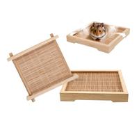 BSITSSS 2 Pièces Tapis de Refroidissement, Coussin de Refroidissement pour Lapin, Tapis de Refroidissement pour Hamste, Lit de Glace pour Hamster pour Hamsters Cochon d'Inde Hérisson Petits Animaux