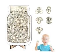 BSITSSS Bocal de Récompense Printemps DIY, Tableau Comportement, Système de Récompense avec Jetons Reward Jar pour Bon Comportement à l'École Classe et en Famille