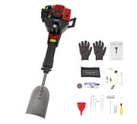 BSJAHTOP 52 CC 1900 W 2 temps pelleteuse portable à essence 6500 tr/min | Machine à essence monocylindre refroidi par air avec réservoir 1,3 et 3 têtes de picots pour jardin, ferme et maison
