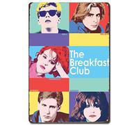 Bsjuny Plaque en métal vintage « The Breakfast Club » - Pour décoration murale - Cadeau pour homme et femme - 20,3 x 30,5 cm