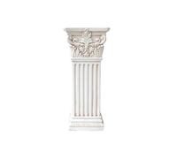 BSKJMMP Colonne de Pilier Romaine Décorative pour Mariage, Blanc, Classique, Jardin, Socle pour Jardin en Moulage par Injection, Support pour Plantes, Usage en Intérieur/Extérieur