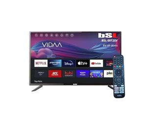 BSL-50T2SV VIDAA Smart TV 50 Pouces WiFi RJ45 Résolution UHD 3840 x 2160p USB DVBT2/S2/C Compatible avec Youtube, Netflix, Disney +, Dazn, Prime, HDMI
