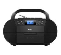 BSL Boombox JL2021A Radio CD portable avec cassette et Bluetooth 6 W de puissance RMS Radio FM et port USB Compatible avec fichie