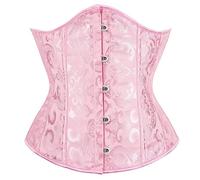 Bslingerie® Femmes Brocade Underbust Corset désossé