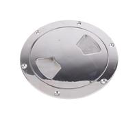 BSLSVGE Boat Deck Plate 316 Stainless Steel | Detachable Marine Inspection Hatch | Round Deck Plate for Boat/RV/Yacht Access | Long - Lasting Hatch Cover (6 inch)