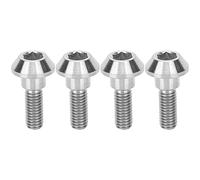 BSLSVGE Boulons de Frein à Disque de Vélo Vis à Capuchon Hexagonal en Alliage de Titane M6X20mm Durable Résistant à la Corrosion Léger pour la Modification des Plaquettes de Frein de Vélo