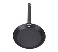 BSLSVGE Carbon Steel Skillet Nonstick Frying Pan | Smokeless Design for Nutritious Cooking | Comfortable Grip for Steak/Eggs/Fish/Vegetables | Indoor & Outdoor Use (20cm)