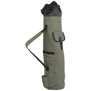 BSLSVGE Fishing Rod Bag | Portable Tackle Storage with Water - Protective Back | Holds 5 Rods/Reels/Gear | Lightweight Polyester Case, Foldable Design (OD Green)