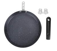 BSLSVGE Non - Stick Frying Pan | Radiant - Cooker & Induction Cooker Compatible | Even Heating for Pancakes/Eggs/Pizza | 3 Sizes 6/8 / 10 Inch, Aluminum Alloy Construction (Medium size (8 inches))