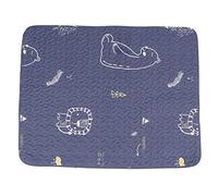 BSLSVGE Pet Sleeping Mat Soft Cotton Super Absorbent Warm Comfortable Prevent Slip Pet Bed Mat for Dogs Cats Spring Autumn PP Cotton 90x70cm (Lion)