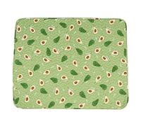 BSLSVGE Pet Sleeping Mat Soft Cotton Super Absorbent Warm Comfortable Prevent Slip Pet Bed Mat for Dogs Cats Spring Autumn PP Cotton 90x70cm (Avocado)