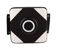 BSLSVGE Sac de Boxe Sac de Boxe Mural Focus Target Sac d'entraînement Professionnel Anti-déflagrant en Cuir PU éponge PE Haute densité pour la Pratique des Arts Martiaux de Taekwondo (Noir Blanc)