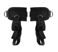 BSLSVGE Sangles de Cheville réglables pour Machines à câble, Fitness Polyvalent, Anneau en D, Support de Pied, Protection de Cheville avec Boucle pour Les entraînements de Gym, Fibre de