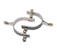 BSLSVGE Stainless Steel Horse Spurs | Vintage Floral Western Spurs for Riding/Training/Show | Equestrian Equipment | Tarnish - Fighting & Portable Design