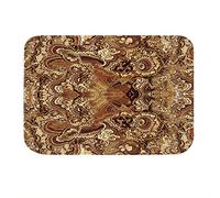 BSLSVGE Welcome Doormat with Grip | Fine Flannel Layer Captures Wetness & Soil | Indoor Outdoor Carpet for Entrance/Living Room/Bedroom | Water - Shedding & Simple Care Design (40cm×60cm)