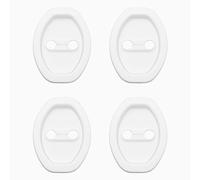 BSLUOLIY56 Housse de Protection en pour Serrure de Porte de Voiture pour Smart Roadster Coupe Brabus 0.7i (101 HP) 2004 2005, Accessoire Voiture,White