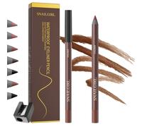 BSLVWG Crayon Eyeliner Gel waterproof avec taille-crayon intégré,anti-bavure&anti-transfert,longue tenue, rechargeable,multi-usage,couleur intense,trait précis,maquillage yeux longue durée (chocolat)