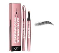 BSLVWG Crayon sourcils waterproof,crayon microblading 3D à 4 pointes,crayon de précision pour un maquillage naturel longue tenue,traits fins et précis,ne dessèche pas et tient toute la journée (03)