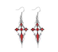 BSLVWG Halloween Noir Bat Vampire Dangle Boucles d'oreilles Long Tassel Croix Strass Dangle Boucles d'oreilles d'horreur effrayantes Halloween Costume Bijoux pour femmes (06)