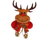 BSLVWG LED Scintillement Broche Lumineuse de Noël Elk Renne Ours Décorations Vacances pour Enf (02)
