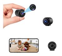 BSLVWG Mini Espion caméra cachée 1080p HD sans Fil WiFi magnétique caméra de Surveillance secrète avec Vision Nocturne/détection de Mouvement/Grand Angle/contrôle app pour intérieur/Maison
