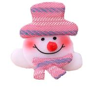 BSLVWG Noël LED scintillement broche lumineuse broche de Noël broche de Noël Elk renne ours broche de Noël décorations de Noël vacances pour enf (08)
