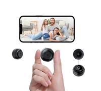 BSLVWG Petite caméra espion cachée sans fil Full HD 1080p Vision nocturne Détection de mouvement Caméra secrète Mini Nounou Caméra de surveillance de sécurité à domicile Micro petit moniteur Caméra