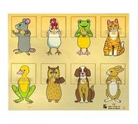 BSM - Puzzle en Bois - Associations d'animaux de la Ferme,E72511850