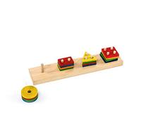 BSM Edufun - Jeu D'Encastrement En Bois - Pédagogie Montessori - Match Up - EF 00001